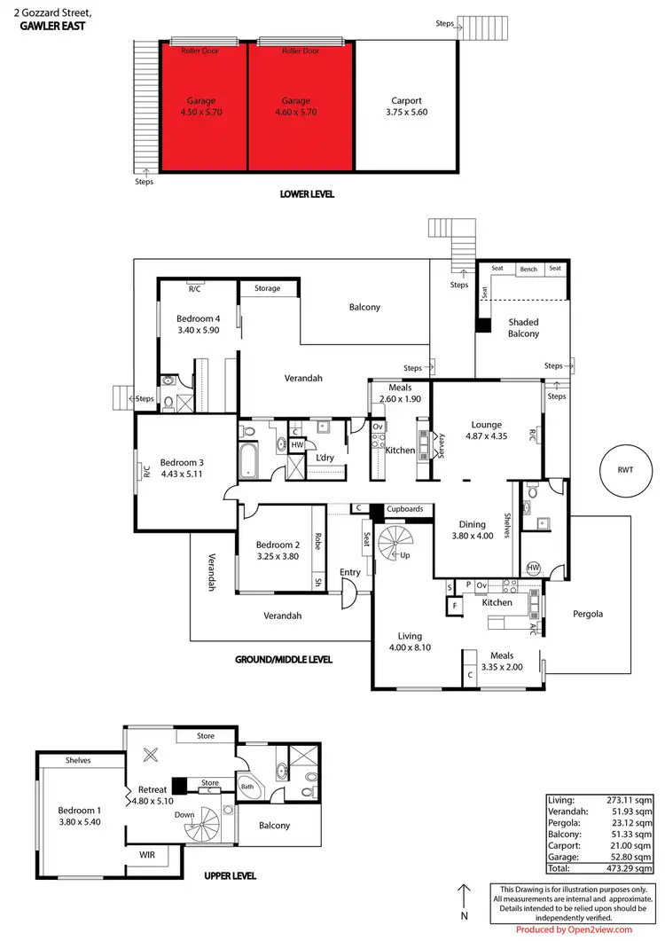 Floorplan of Homely house listing, 2 Gozzard Street, Gawler East SA 5118