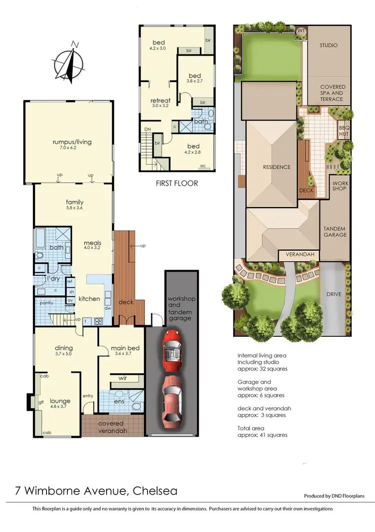 Floorplan of Homely house listing, 7 Wimborne Avenue, Chelsea VIC 3196