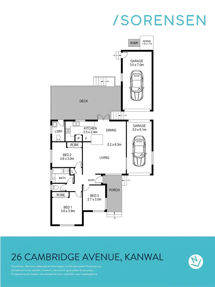Floorplan of Homely house listing, 26 Cambridge Avenue, Kanwal NSW 2259
