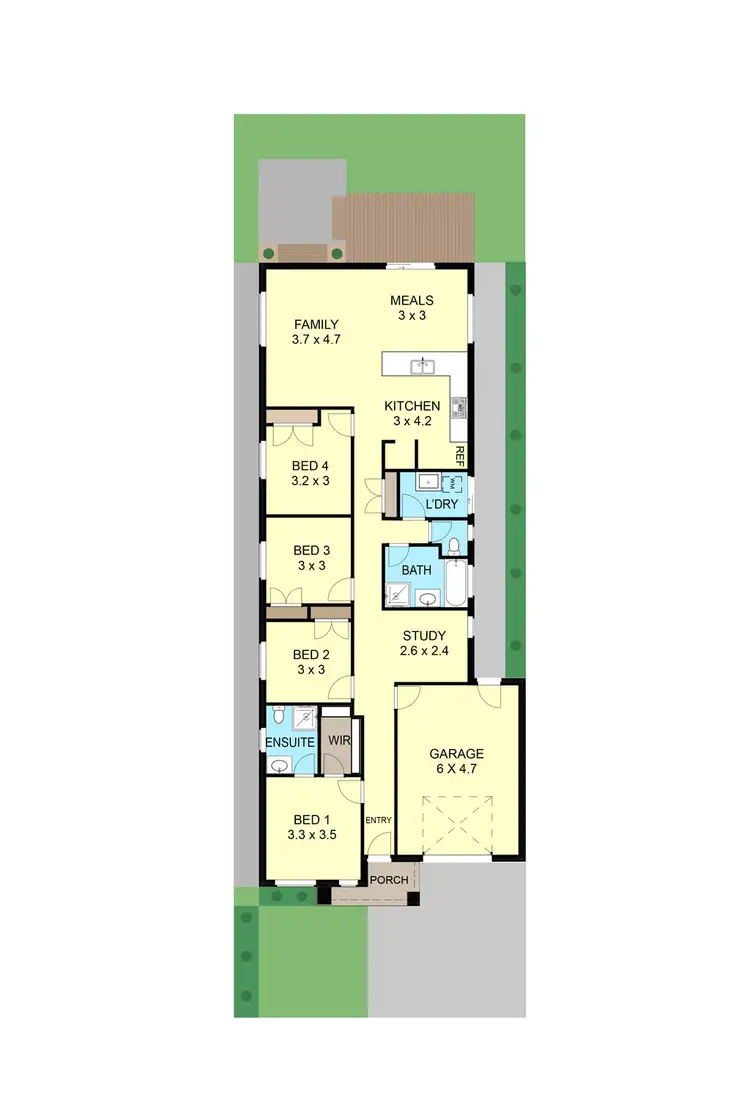 Floorplan of Homely house listing, 34 Ventura Way, Greenvale VIC 3059