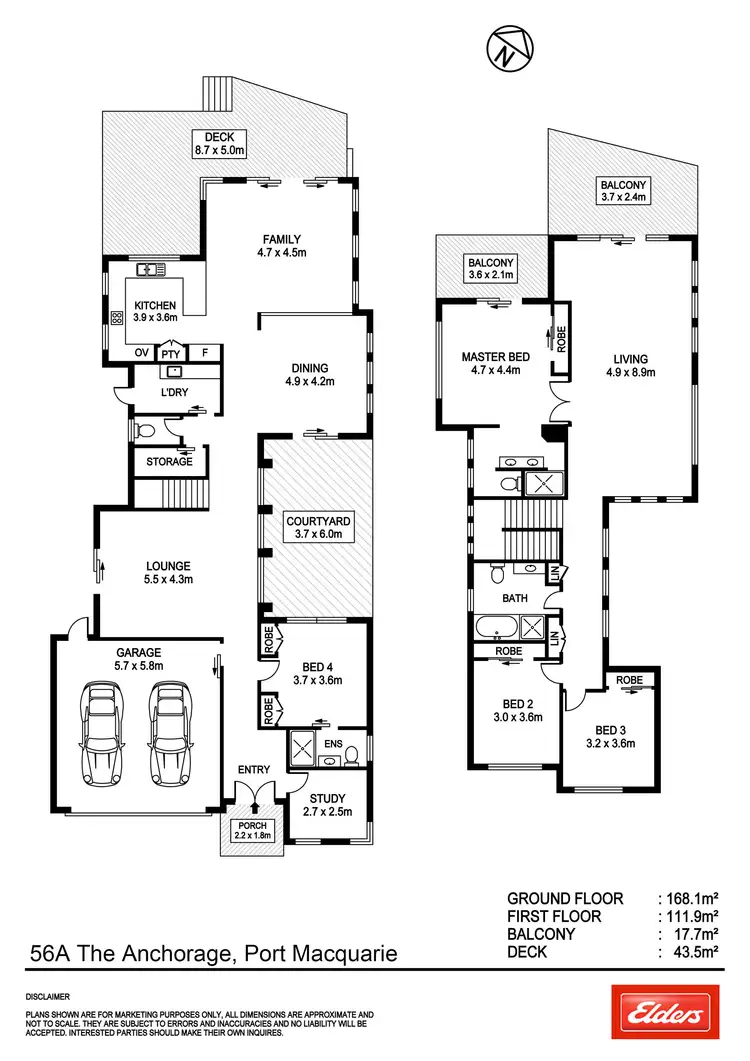 Floorplan of Homely house listing, 56A The Anchorage, Port Macquarie NSW 2444