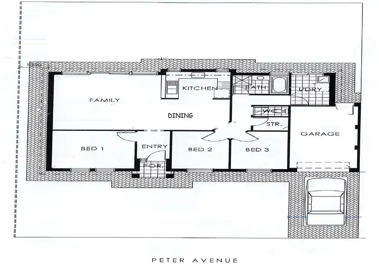 Floorplan of Homely house listing, 7 Peter Avenue, Campbelltown SA 5074