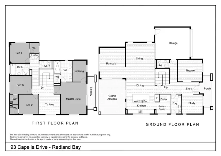 Floorplan of Homely house listing, 93 Capella Drive, Redland Bay QLD 4165