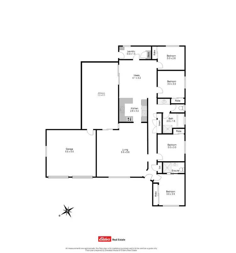 Floorplan of Homely house listing, 15 Aberdeen Drive, Wodonga VIC 3690