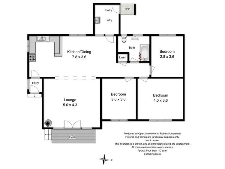 Floorplan of Homely rural property listing, 44 Clarkes Road, Preston TAS 7315
