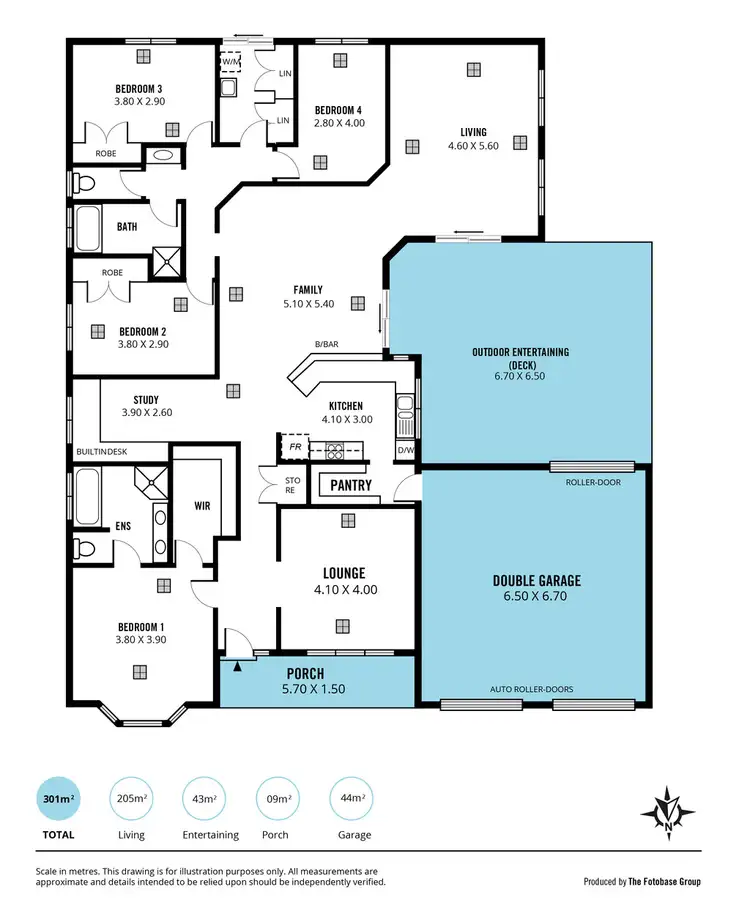 Floorplan of Homely house listing, 4 Evergreen Parade, Flagstaff Hill SA 5159