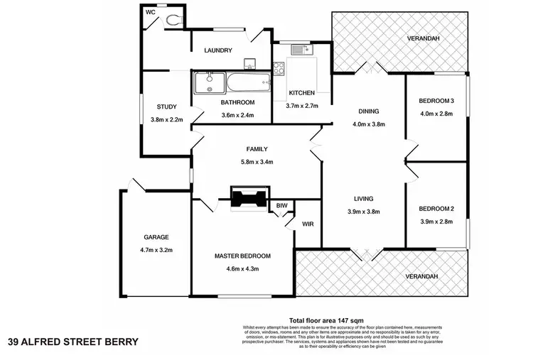 Floorplan of Homely house listing, 39 Albert Street, Berry NSW 2535