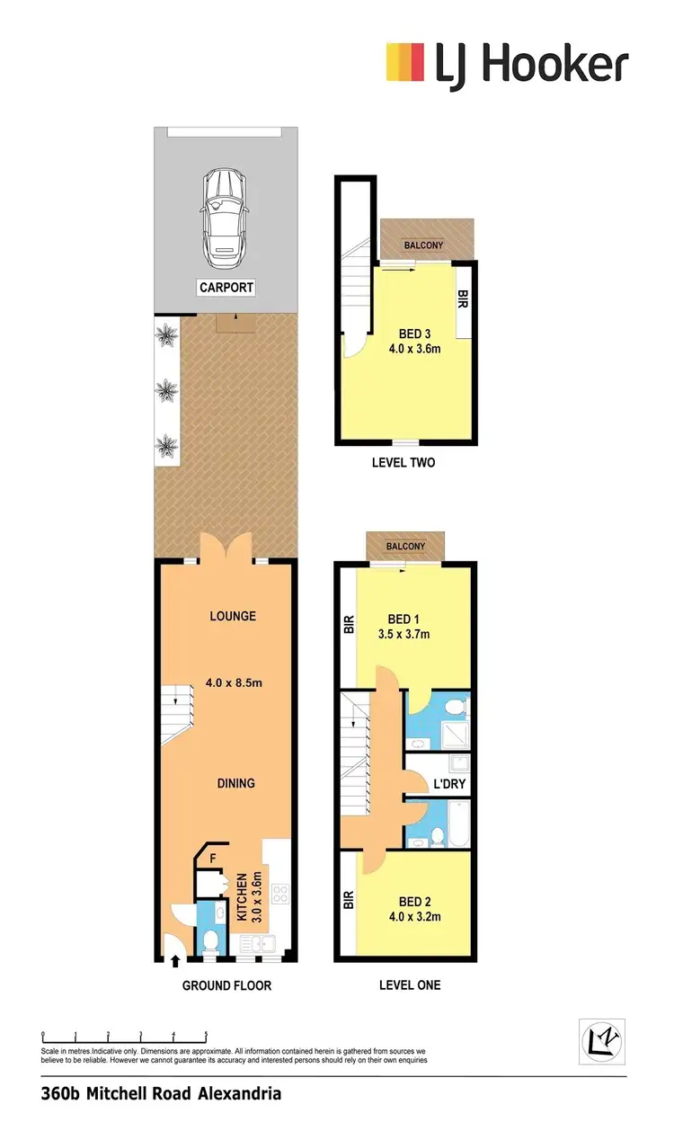 Floorplan of Homely house listing, 360C Mitchell Road, Alexandria NSW 2015