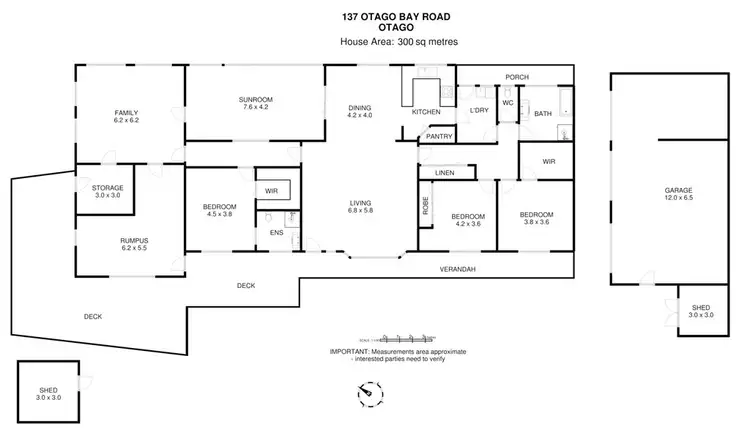 Floorplan of Homely house listing, 137 Otago Bay Road, Otago TAS 7017