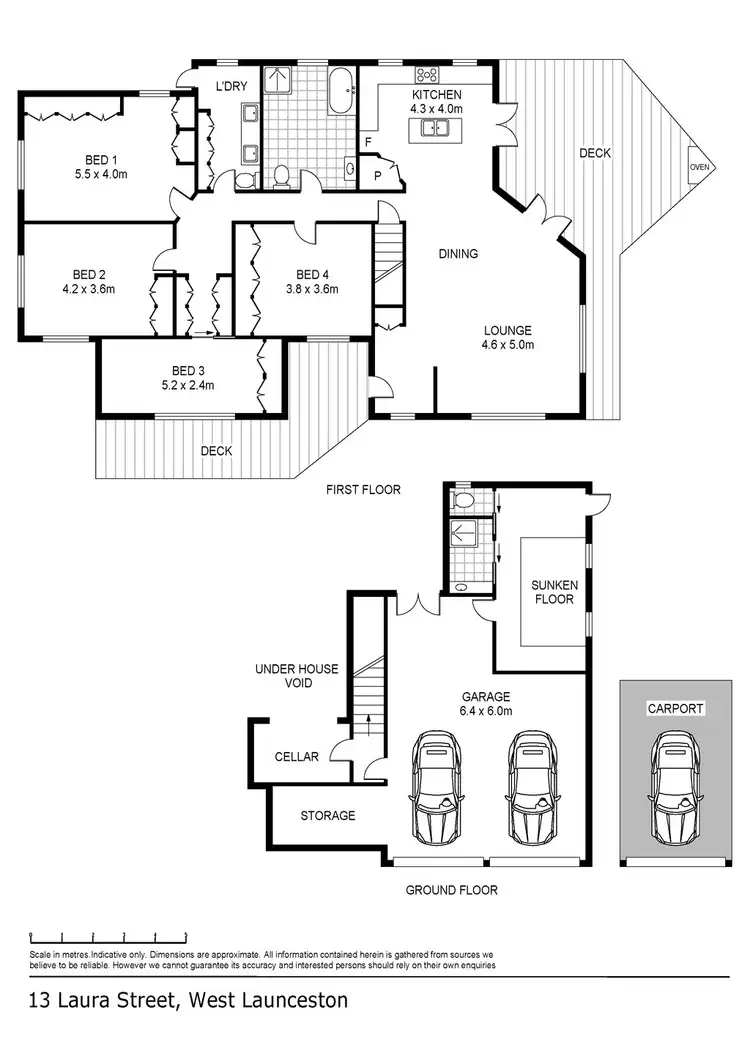 Floorplan of Homely house listing, 13 Laura Street, West Launceston TAS 7250