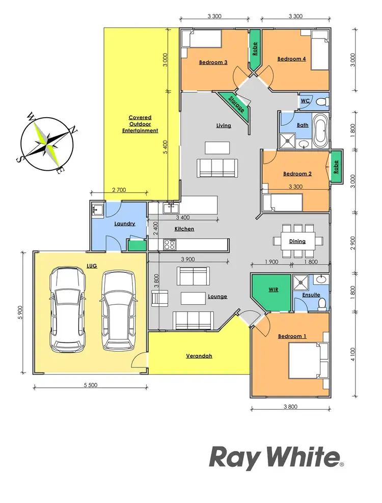 Floorplan of Homely house listing, 13 Wyden Street, Old Bar NSW 2430