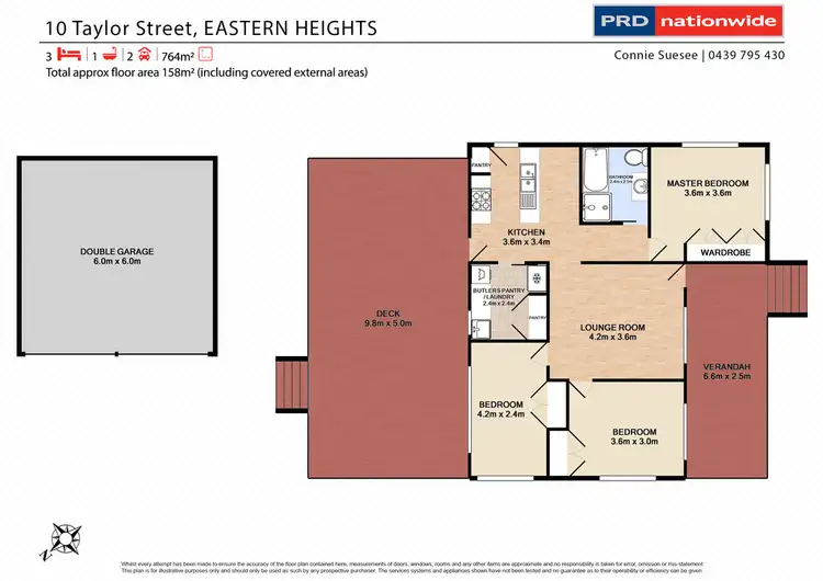 Floorplan of Homely house listing, 10 Taylor Street, Eastern Heights QLD 4305