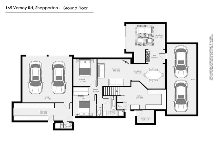 Floorplan of Homely house listing, 165 Verney Road, Shepparton VIC 3630