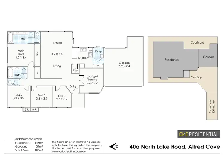 Floorplan of Homely house listing, 40A North Lake Road, Alfred Cove WA 6154