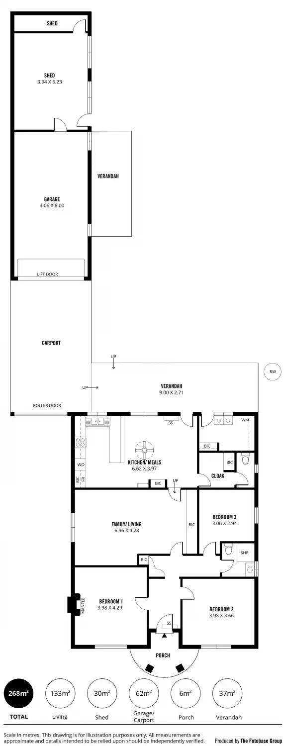 Floorplan of Homely house listing, 3 Grosvenor Street, Glandore SA 5037