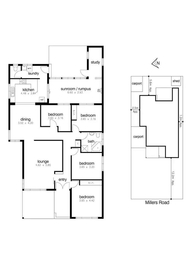 Floorplan of Homely house listing, 255 Millers Road, Altona North VIC 3025