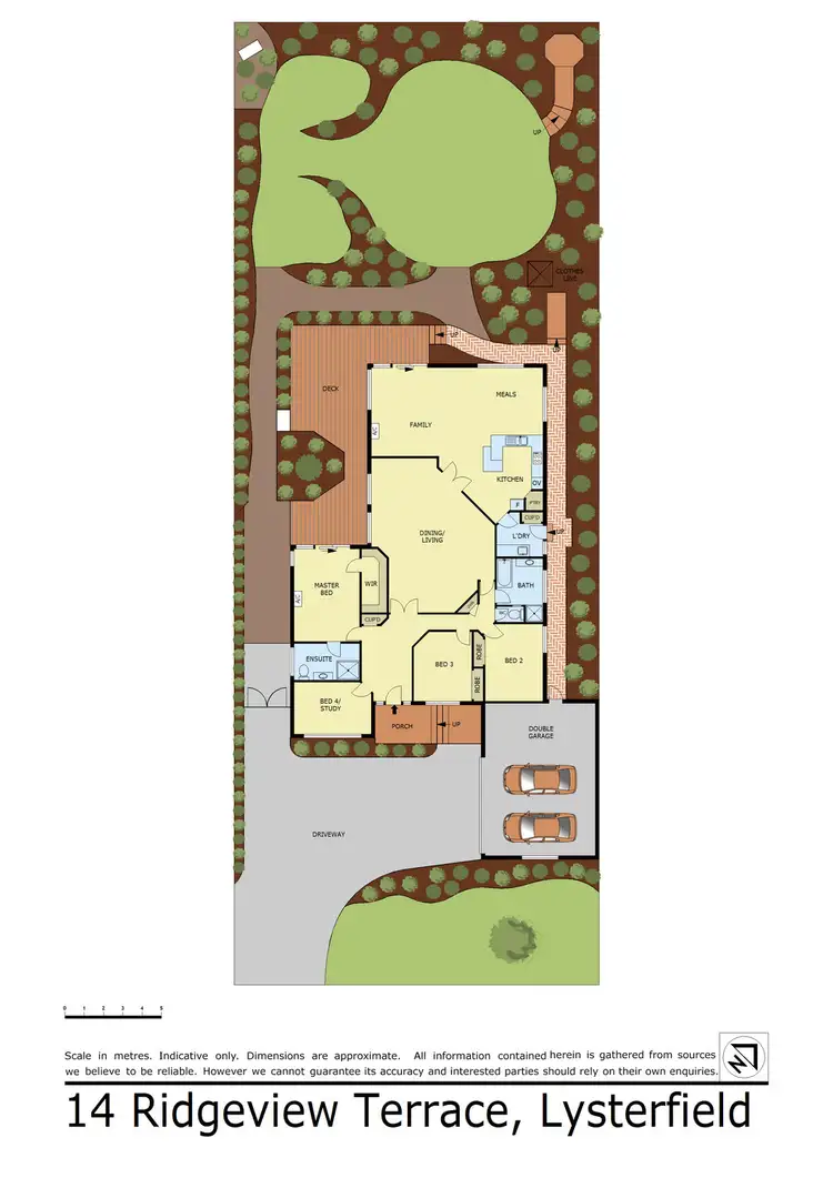 Floorplan of Homely house listing, 14 Ridgeview Terrace, Lysterfield VIC 3156