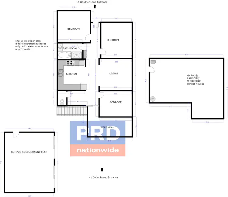 Floorplan of Homely house listing, 10 Gardner Lane, Kyogle NSW 2474