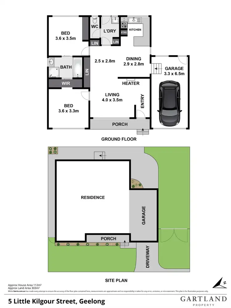 Floorplan of Homely house listing, 5 Little Kilgour Street, Geelong VIC 3220