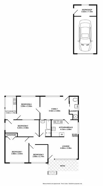 Floorplan of Homely house listing, 10 Harold Street, Macquarie Fields NSW 2564
