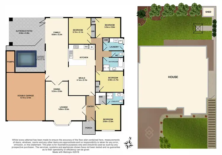 Floorplan of Homely house listing, 4 Taldra Drive, Ferntree Gully VIC 3156