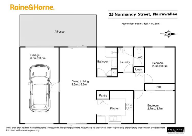 Floorplan of Homely house listing, 25 Normandy Street, Narrawallee NSW 2539