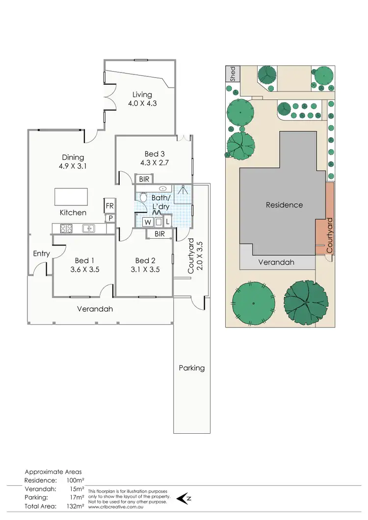 Floorplan of Homely house listing, 8 Federal Street, Subiaco WA 6008