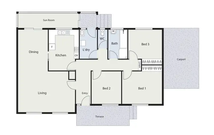 Floorplan of Homely house listing, 34 Doyle Terrace, Chapman ACT 2611