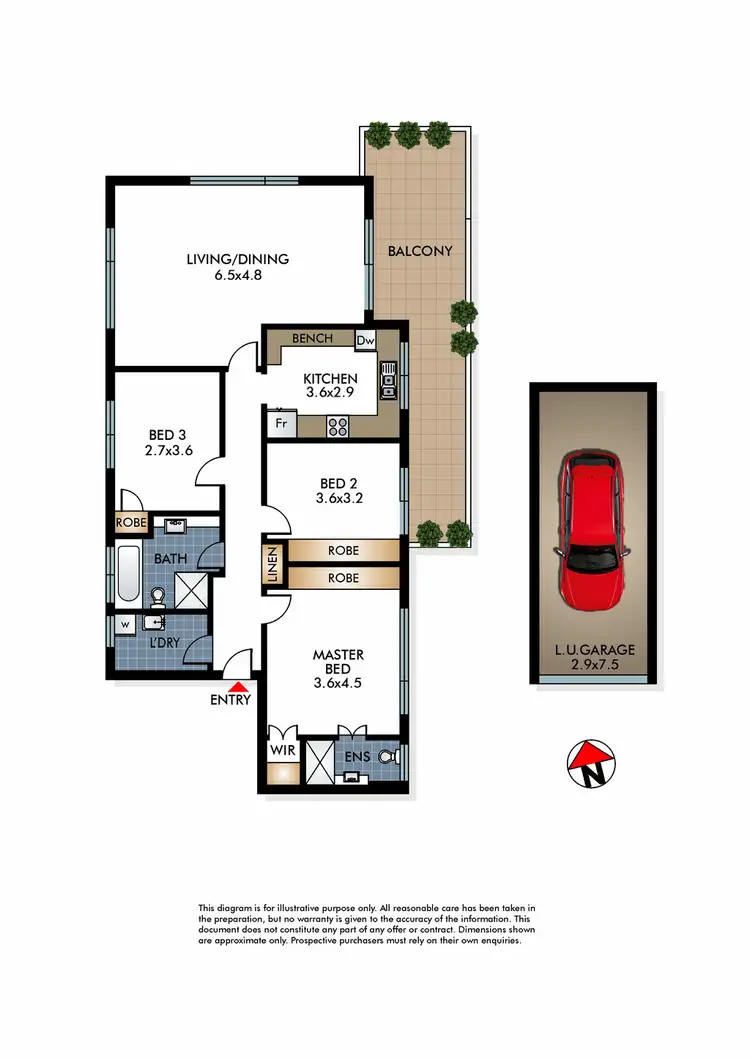 Floorplan of Homely apartment listing, 1a/7-9 Clarke Street, Vaucluse NSW 2030