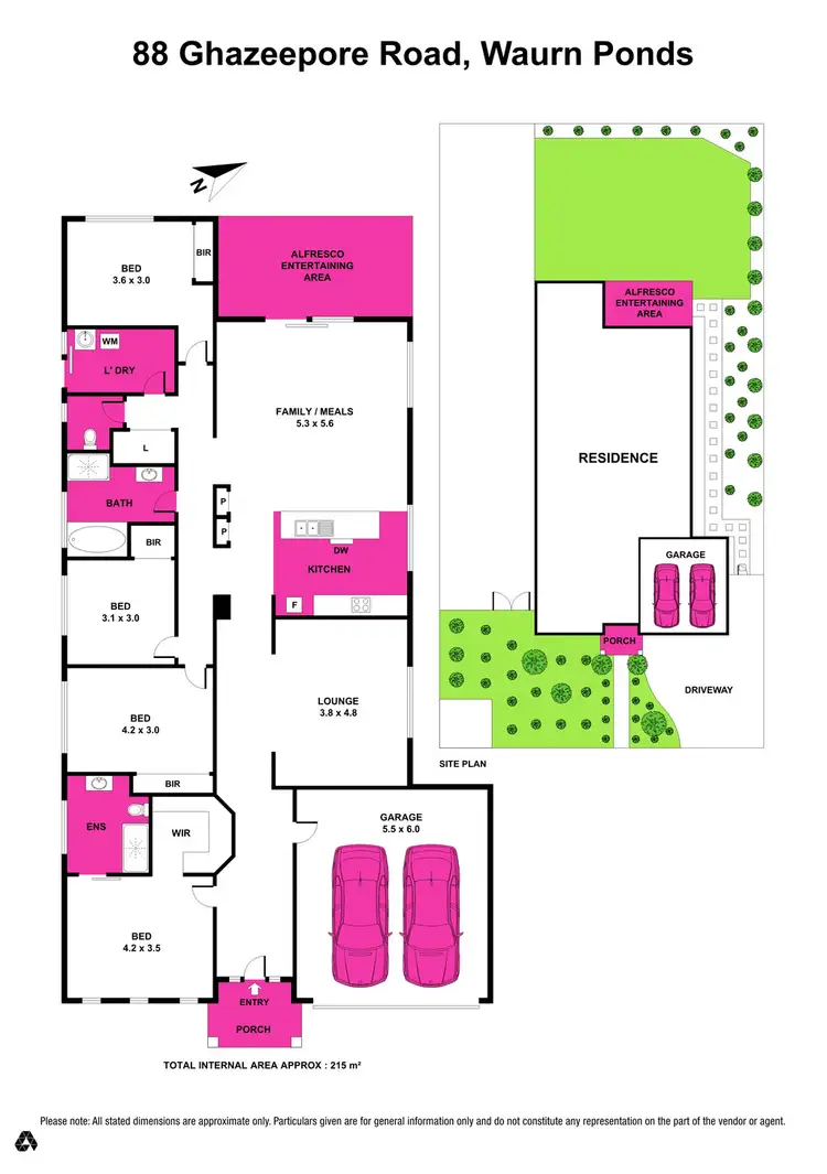 Floorplan of Homely house listing, 88 Ghazeepore Road, Waurn Ponds VIC 3216