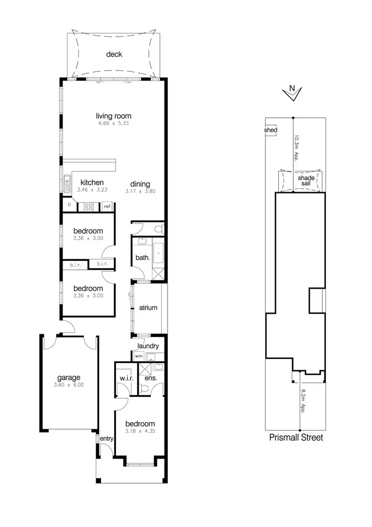 Floorplan of Homely unit listing, 3 Prismall Street, Altona North VIC 3025