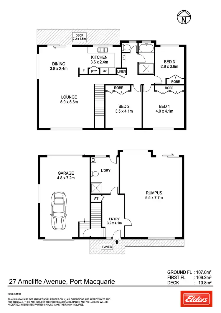 Floorplan of Homely house listing, 27 Arncliffe Avenue, Port Macquarie NSW 2444