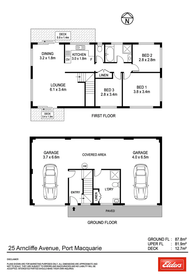 Floorplan of Homely house listing, 25 Arncliffe Avenue, Port Macquarie NSW 2444