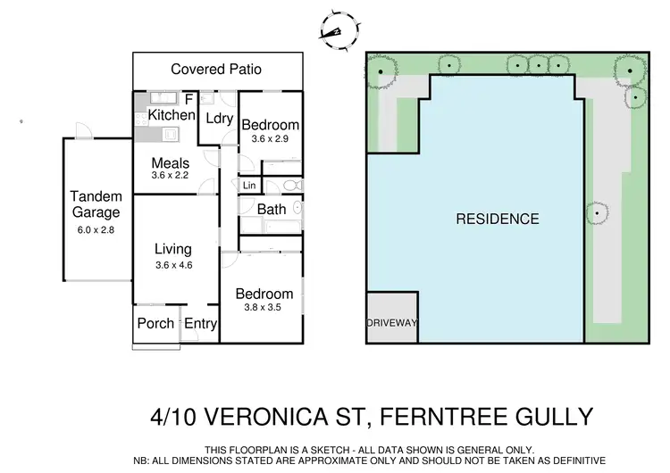Floorplan of Homely unit listing, 4/10 Veronica Street, Ferntree Gully VIC 3156