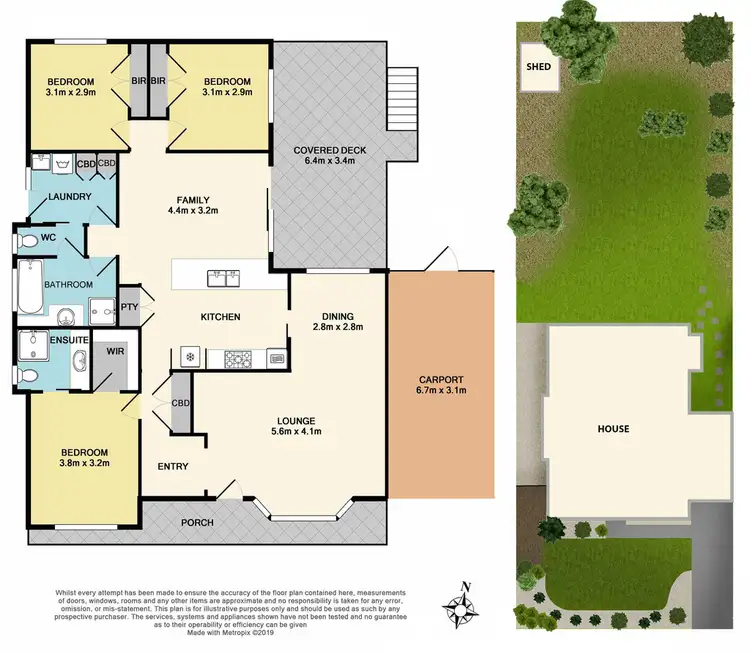 Floorplan of Homely house listing, 124 Murrindal Drive, Rowville VIC 3178