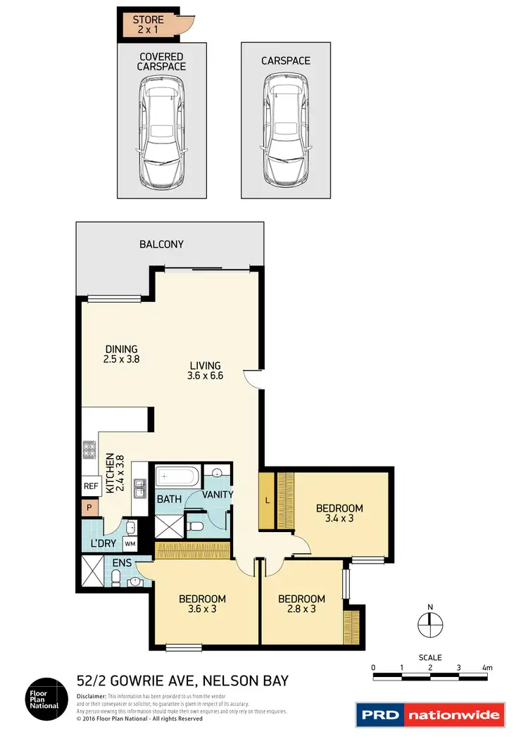 Floorplan of Homely unit listing, 52/2 Gowrie Avenue, Nelson Bay NSW 2315