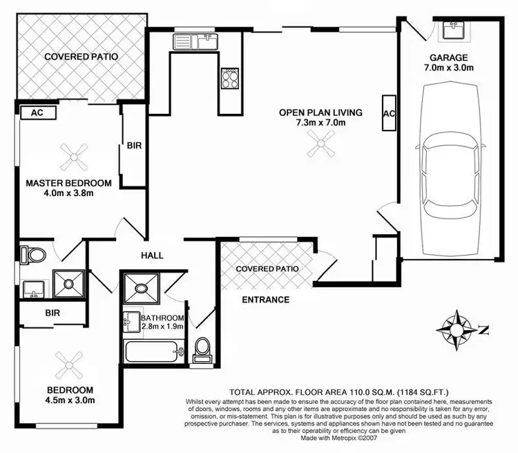 Floorplan of Homely unit listing, 2/36 Recreation Street, Tweed Heads NSW 2485
