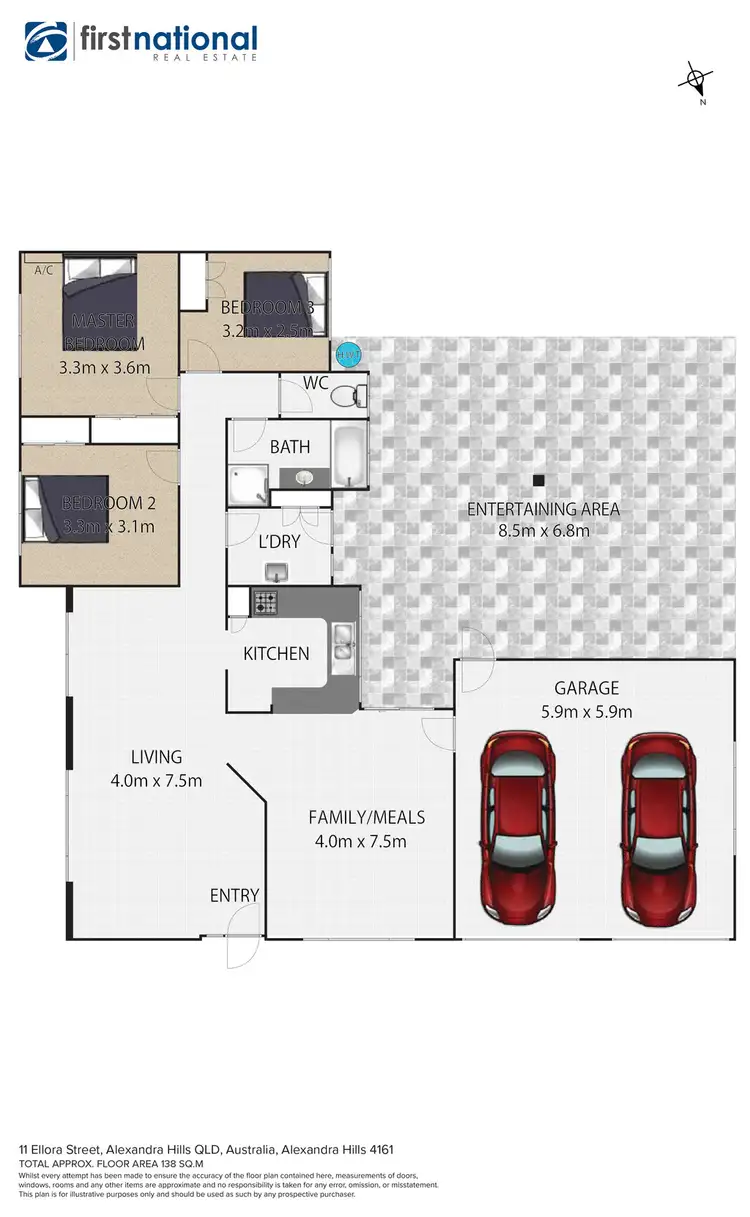 Floorplan of Homely house listing, 11 Ellora Street, Alexandra Hills QLD 4161