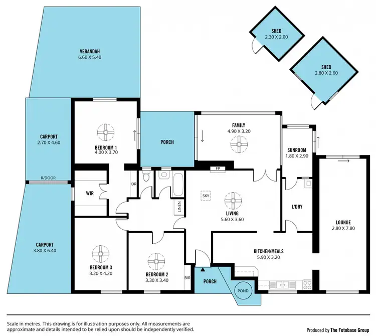 Floorplan of Homely house listing, 2 Carbnet Place, Seacombe Gardens SA 5047