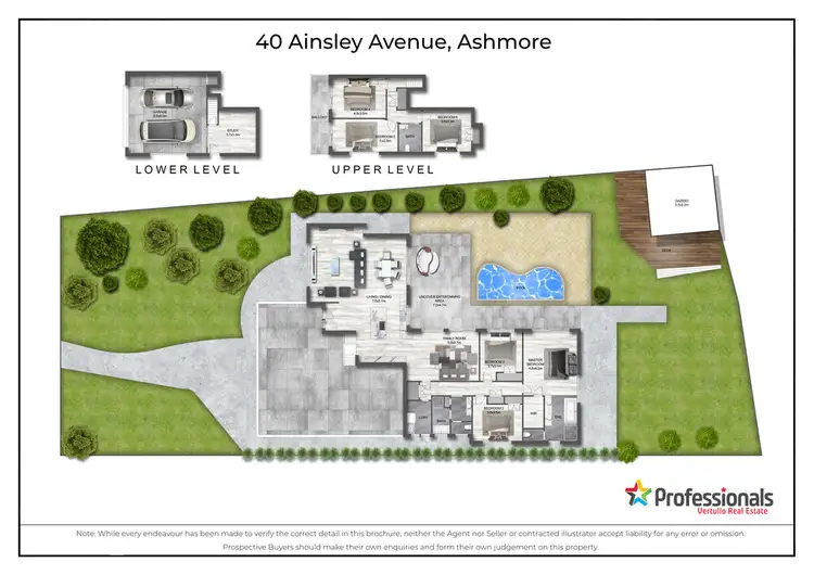Floorplan of Homely house listing, 40 Ainsley Avenue, Ashmore QLD 4214