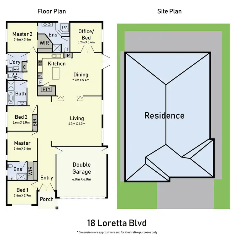 Floorplan of Homely house listing, 18 Loretta Boulevard, Tarneit VIC 3029