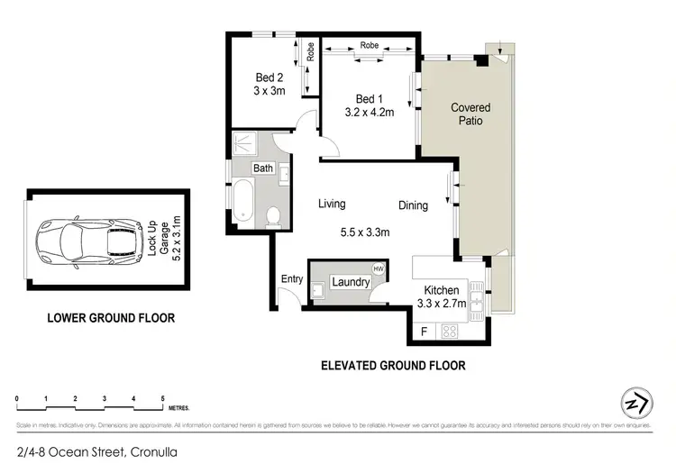 Floorplan of Homely apartment listing, 2/4-8 Ocean Street, Cronulla NSW 2230