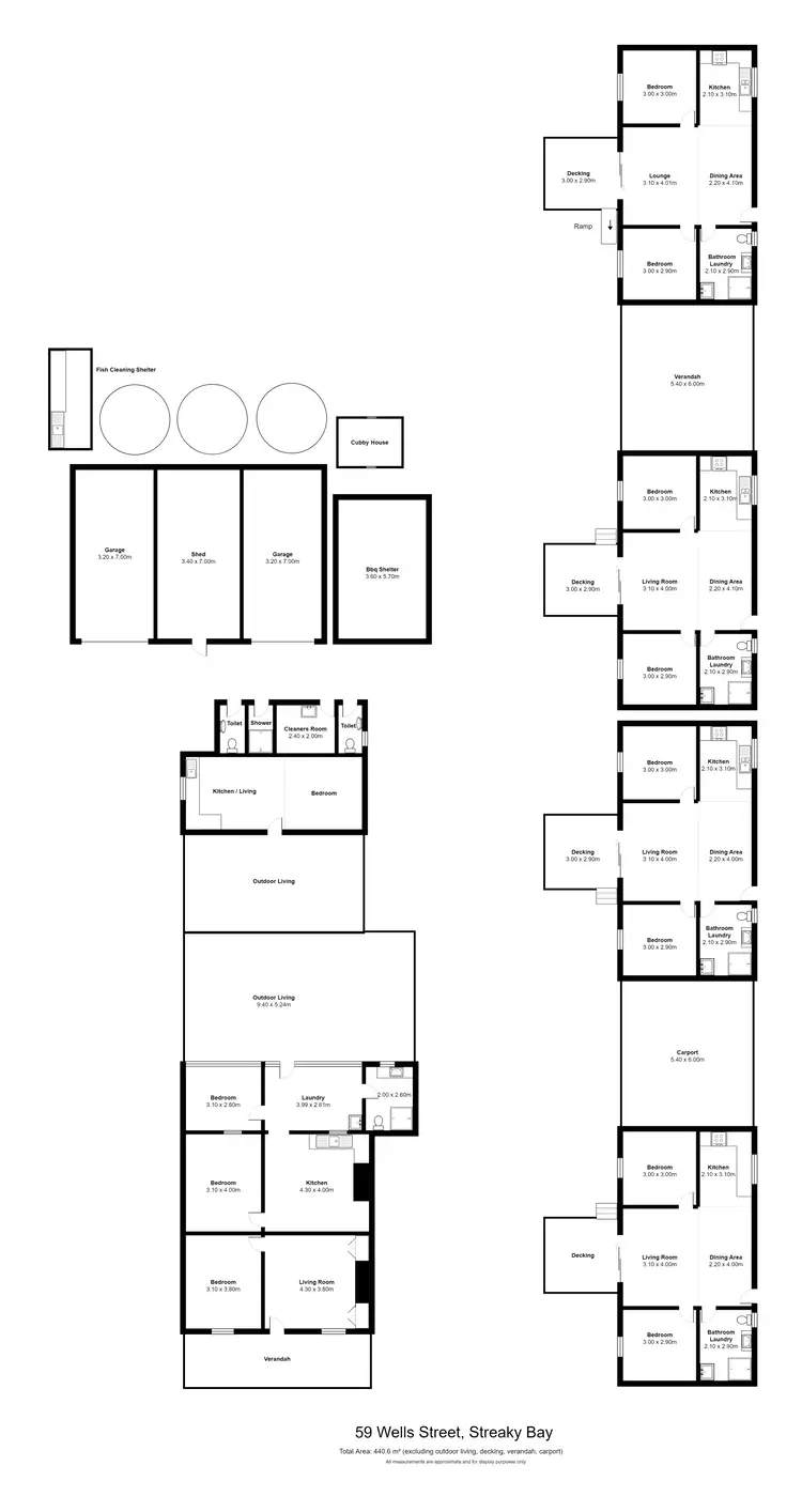 Floorplan of Homely block of units listing, 59 Wells Street, Streaky Bay SA 5680