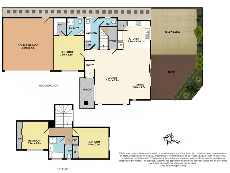 Floorplan of Homely townhouse listing, 2/4 Wilkes Street, Ferntree Gully VIC 3156
