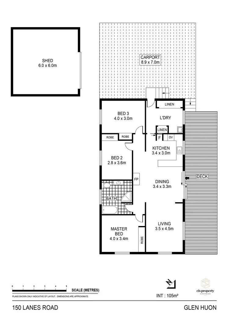 Floorplan of Homely house listing, 150 Lanes Road, Glen Huon TAS 7109