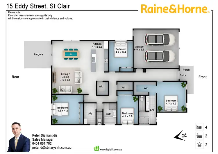 Floorplan of Homely house listing, 15 Eddy Street, St Clair NSW 2759