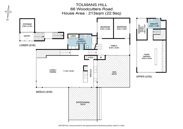 Floorplan of Homely house listing, 66 Woodcutters Road, Tolmans Hill TAS 7007