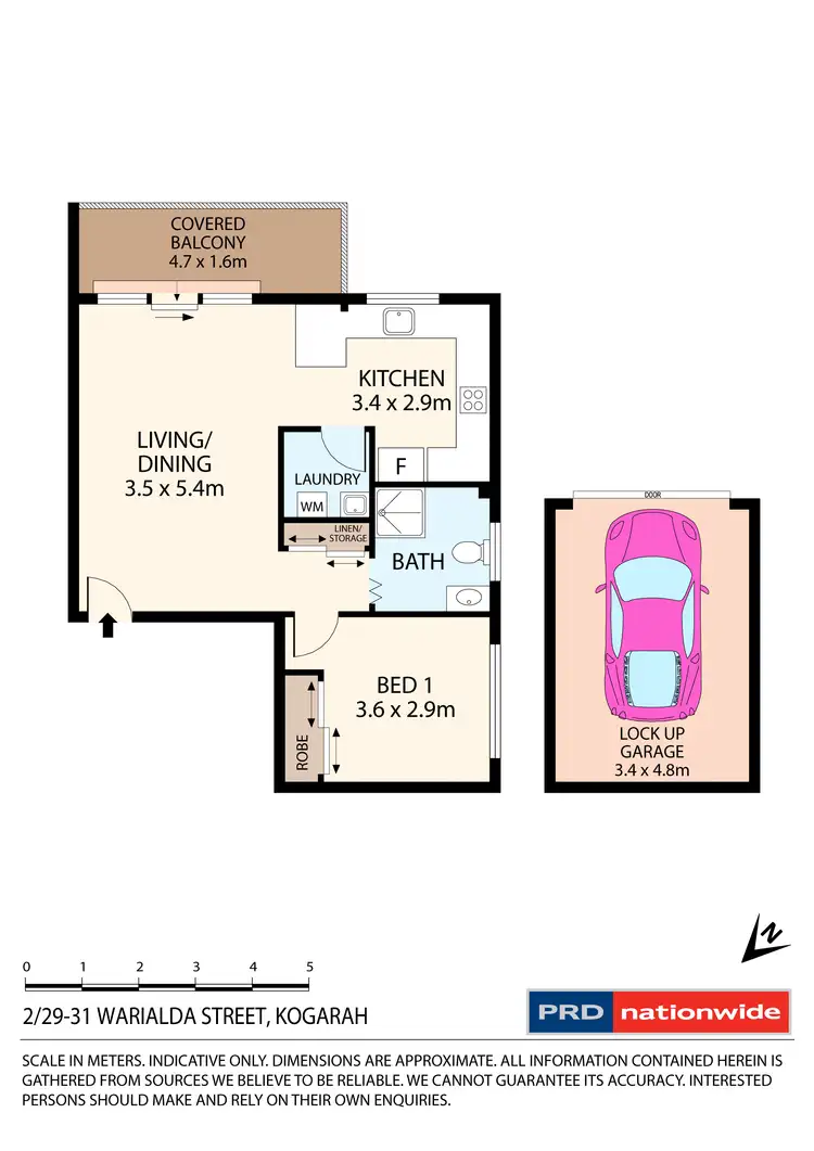 Floorplan of Homely unit listing, 2/29-31 Warialda Street, Kogarah NSW 2217