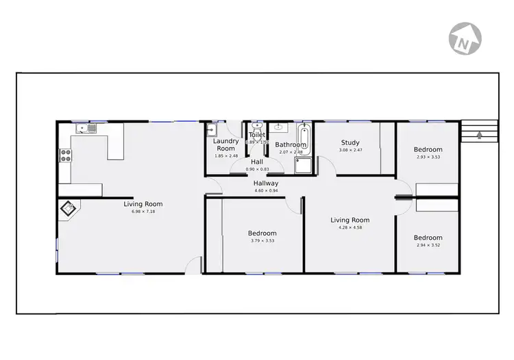 Floorplan of Homely rural property listing, 69 Prospect Lane, Alexandra VIC 3714