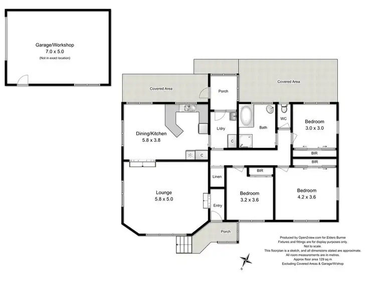 Floorplan of Homely house listing, 12 Singline Avenue, Romaine TAS 7320